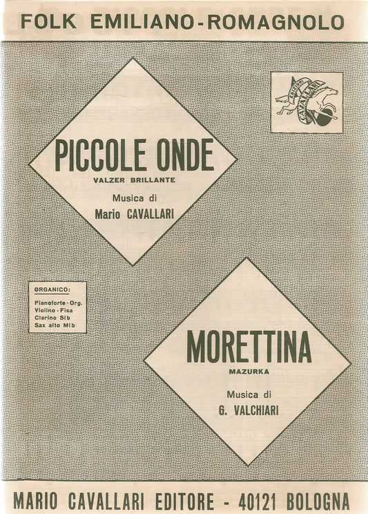 PICCOLE ONDE - MORETTINA  - SPARTITO-SHEET MUSIC