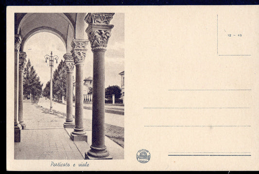 ALBA - SANTUARIO N.S. DELLA MORETTA - PORTICATO E VIALE - NV