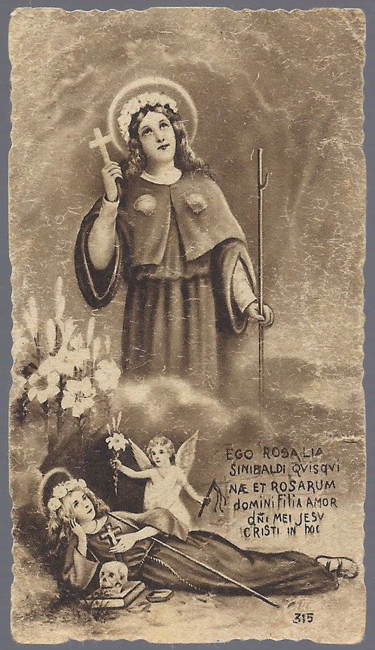 S. ROSALIA - SANTINO - AS015-238 - Ed. Eb serie Seppia