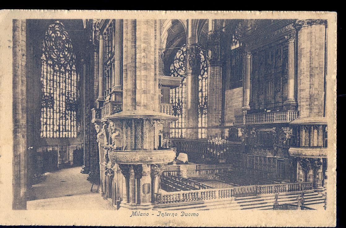 MILANO - INTERNO DUOMO - V1922