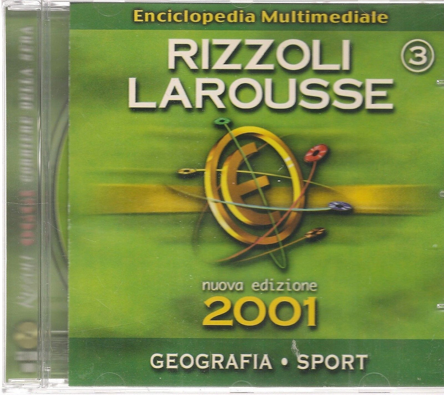 ENCICLOPEDIA MULTIMEDIALE RIZZOLI LAROUSSE - 3 GEOGRAFIA SPORT - CD ROM