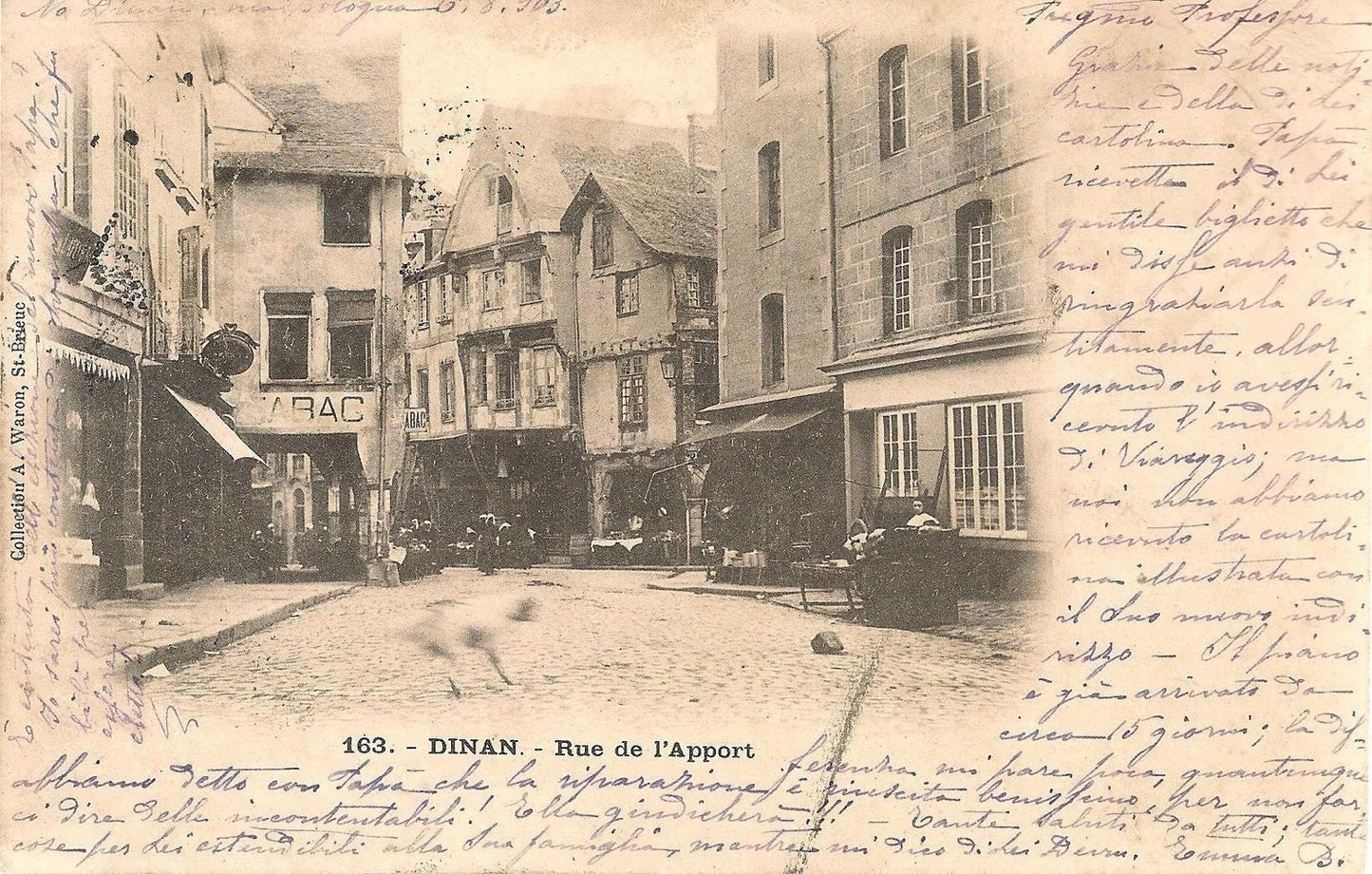 DINAN - RUE DE L'APPORT - V1903