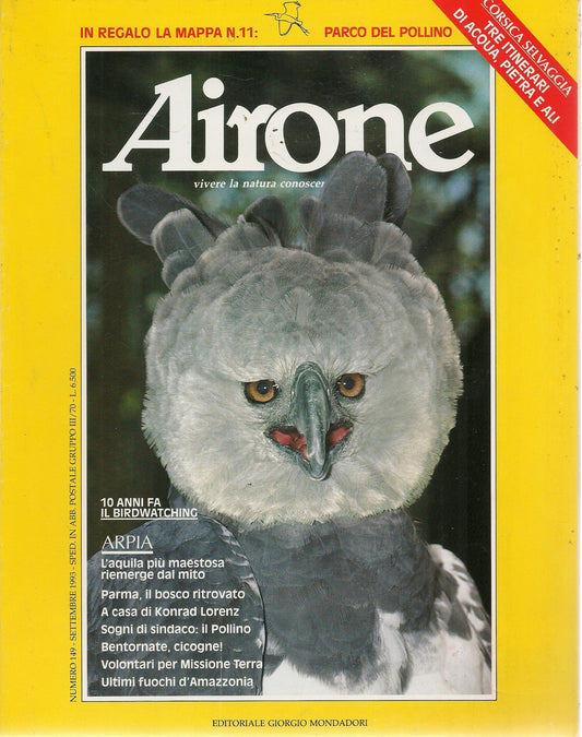 AIRONE N. 149 -SETTEMPRE 1993 - ARPIA