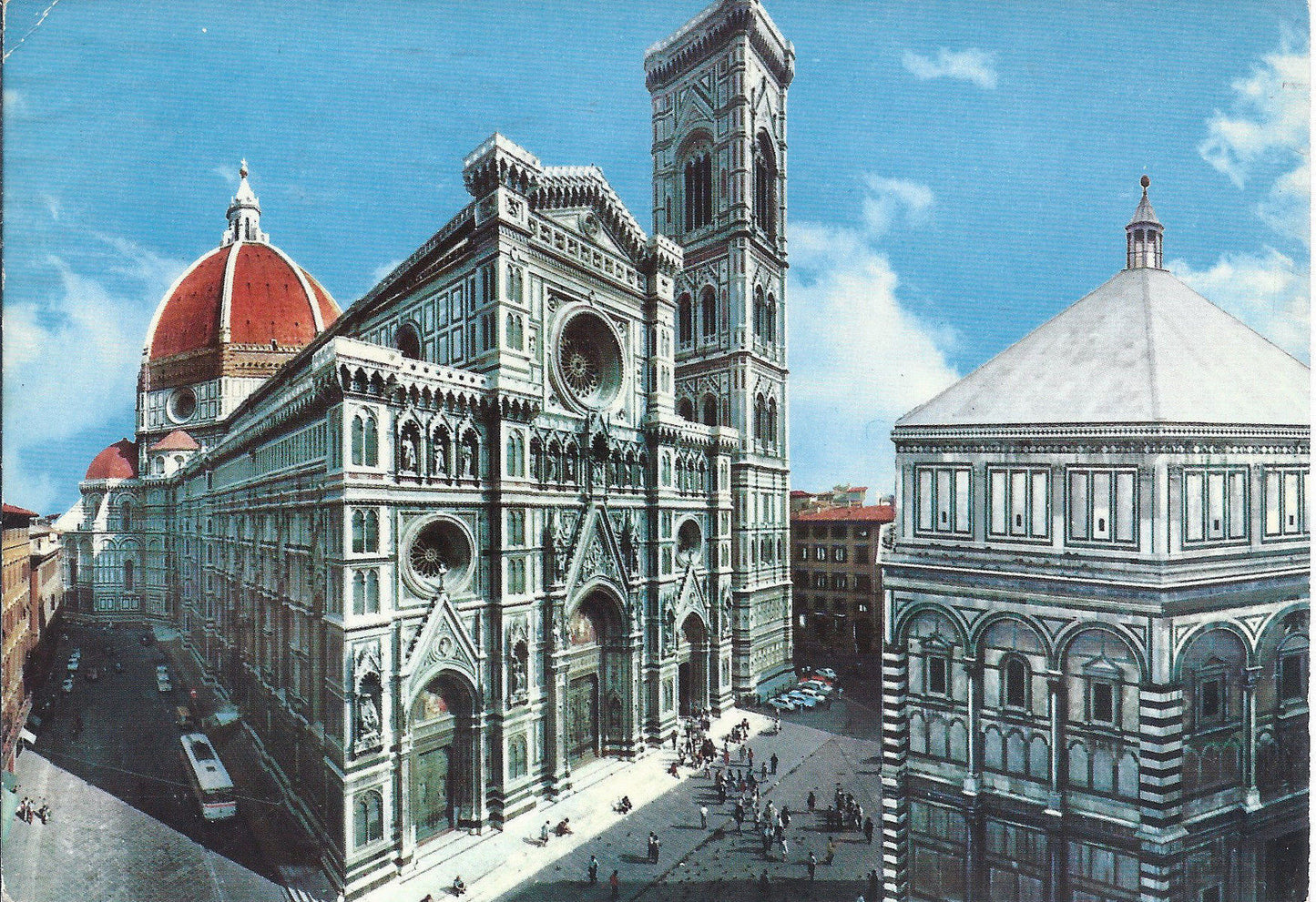 FIRENZE - DUOMO, BATTISTERO E CAMPANILE - V1971