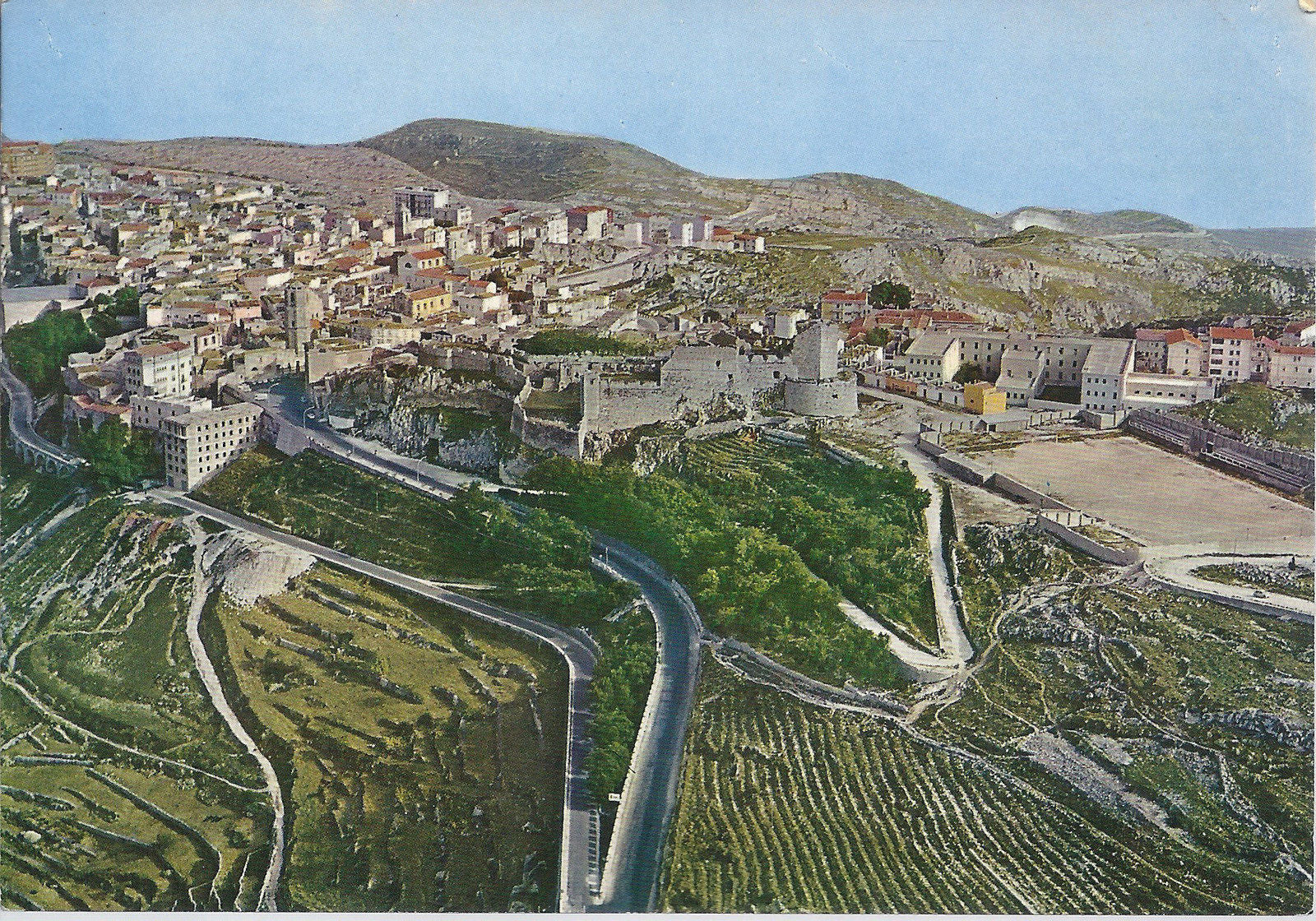 MONTE S. ANGELO - PANORAMA VISTO DALL'AEREO - NV - FG