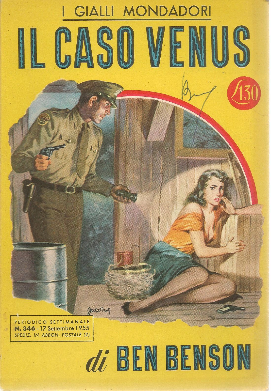 IL CASO VENUS - BEN BENSON - I GIALLI MONDADORI N. 346