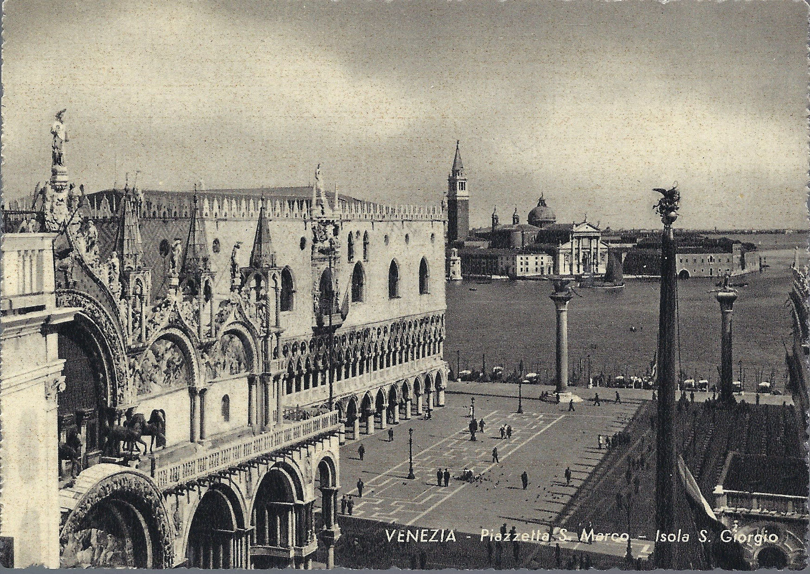 VENEZIA - PIAZZETTA S. MARCO E ISOLA S. GIORGIO - NV