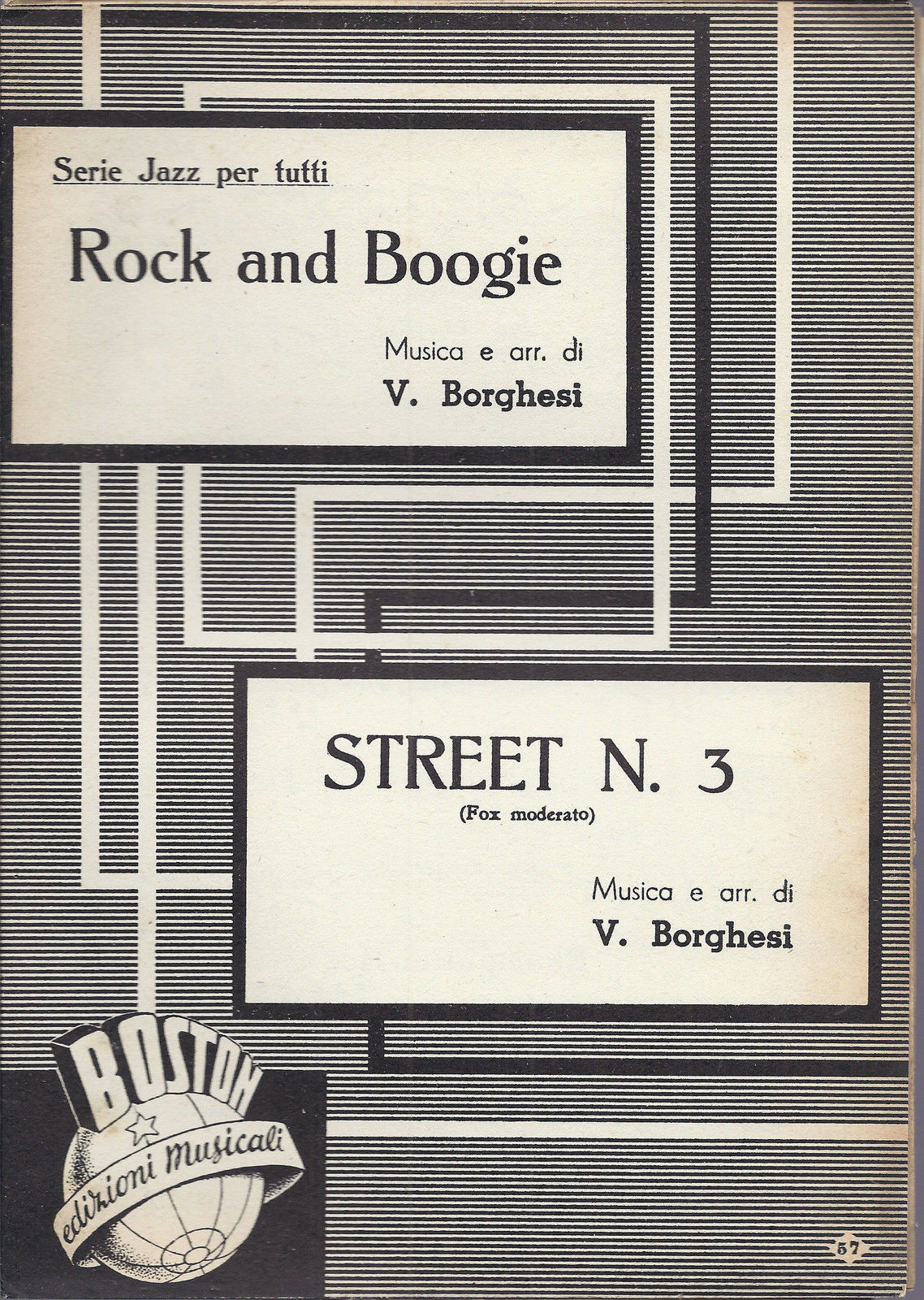 ROCK AND BOOGIE - STREET N. 3    V. Borghesi  #  SPARTITO - Serie Jazz per tutti