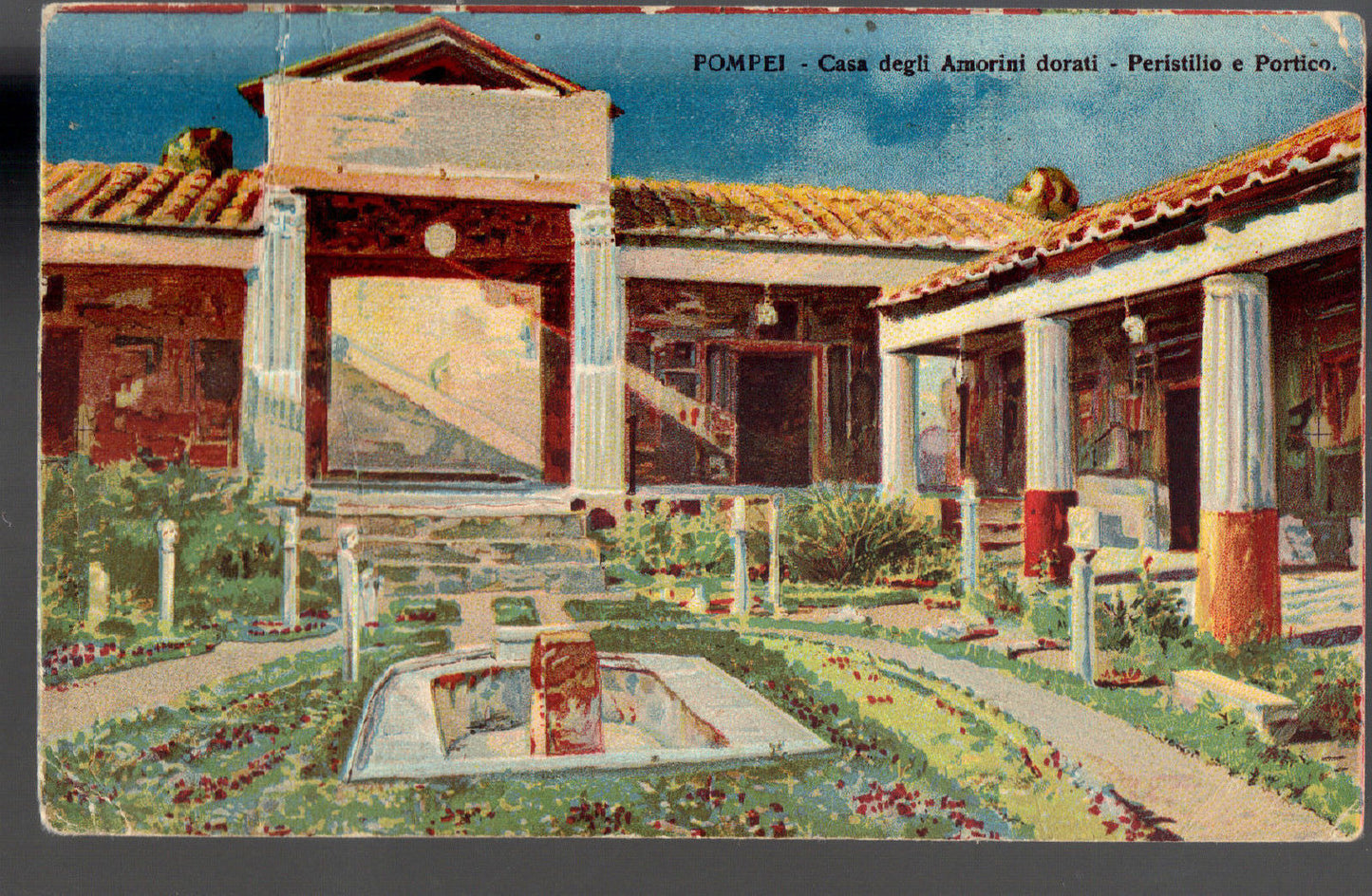 POMPEI - CASA DEGLI AMORINI DORATI - PERISTILIO E PORTIVO - 
