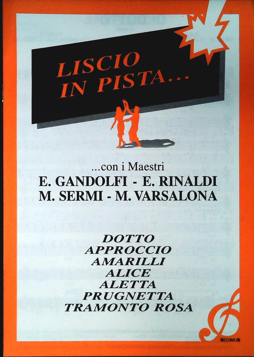 LISCIO IN PISTA - 6 BRANI - SPARTITO-SHEET MUSIC