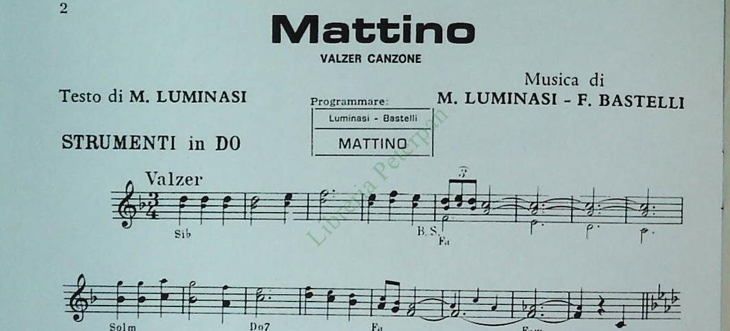 FRANCO BESTELLI E I MISTERS - SEI BRANI - SPARTITO-SSHEET MUSIC