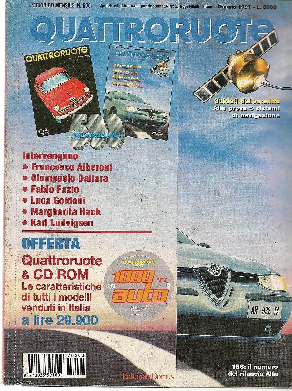 QUATTRORUOTE N 500 GIUGNO 1997 - AA.VV.