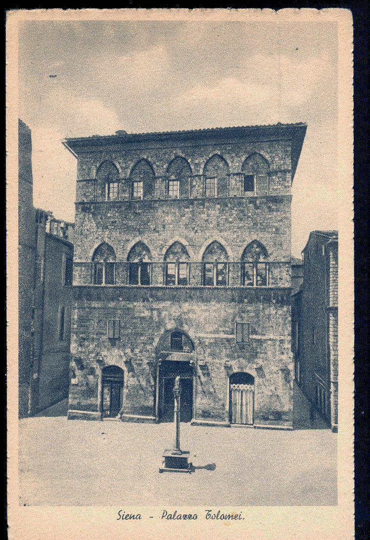 SIENA - PALAZZO TOLOMEI - V1953