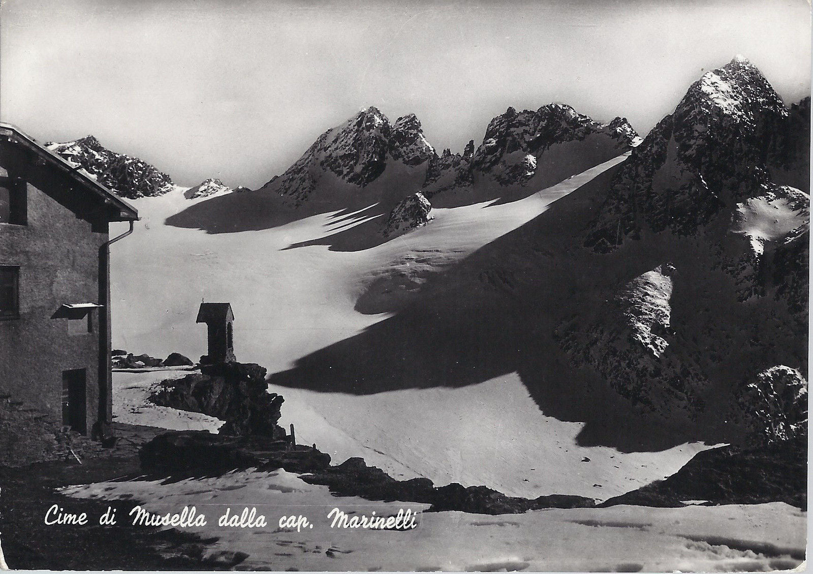 CIME DI MUSELLA DALLA CAPANNA MARINELLI - V 1954