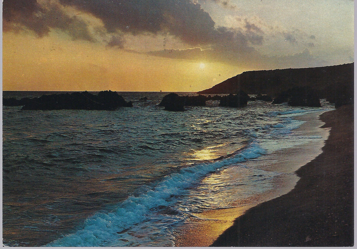 RIVIERA LIGURE - TRAMONTO - V 1981 - FG