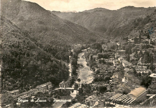 BAGNO DI LUCCA-  PANORAMA -V1965