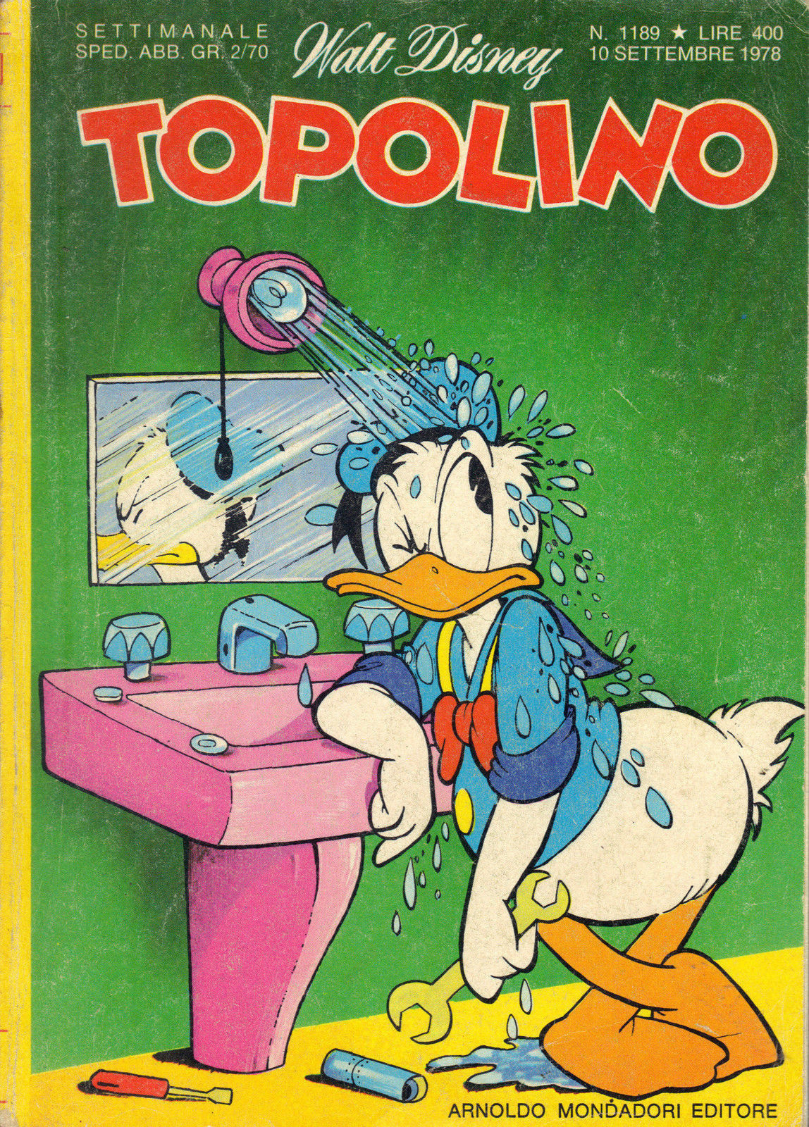 TOPOLINO N° 1189 - 10 SETTEMBRE 1978