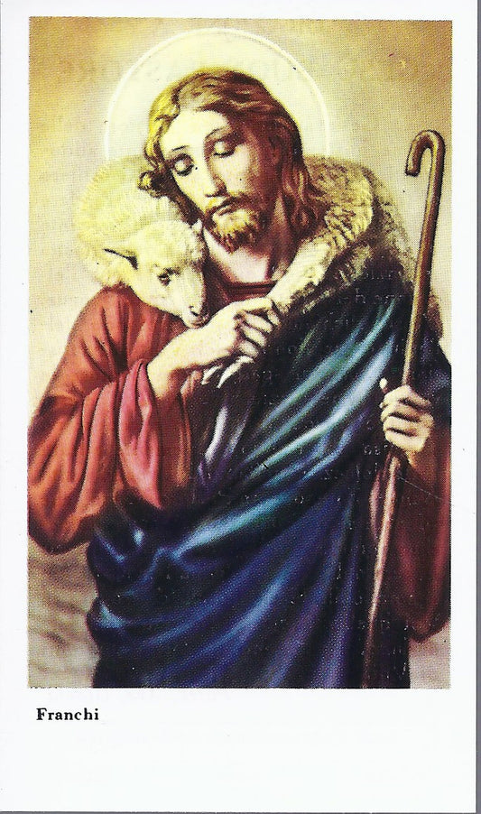 GESU  BUON PASTORE  Franchi  - SANTINO - AS015-209 - Ed. Cig