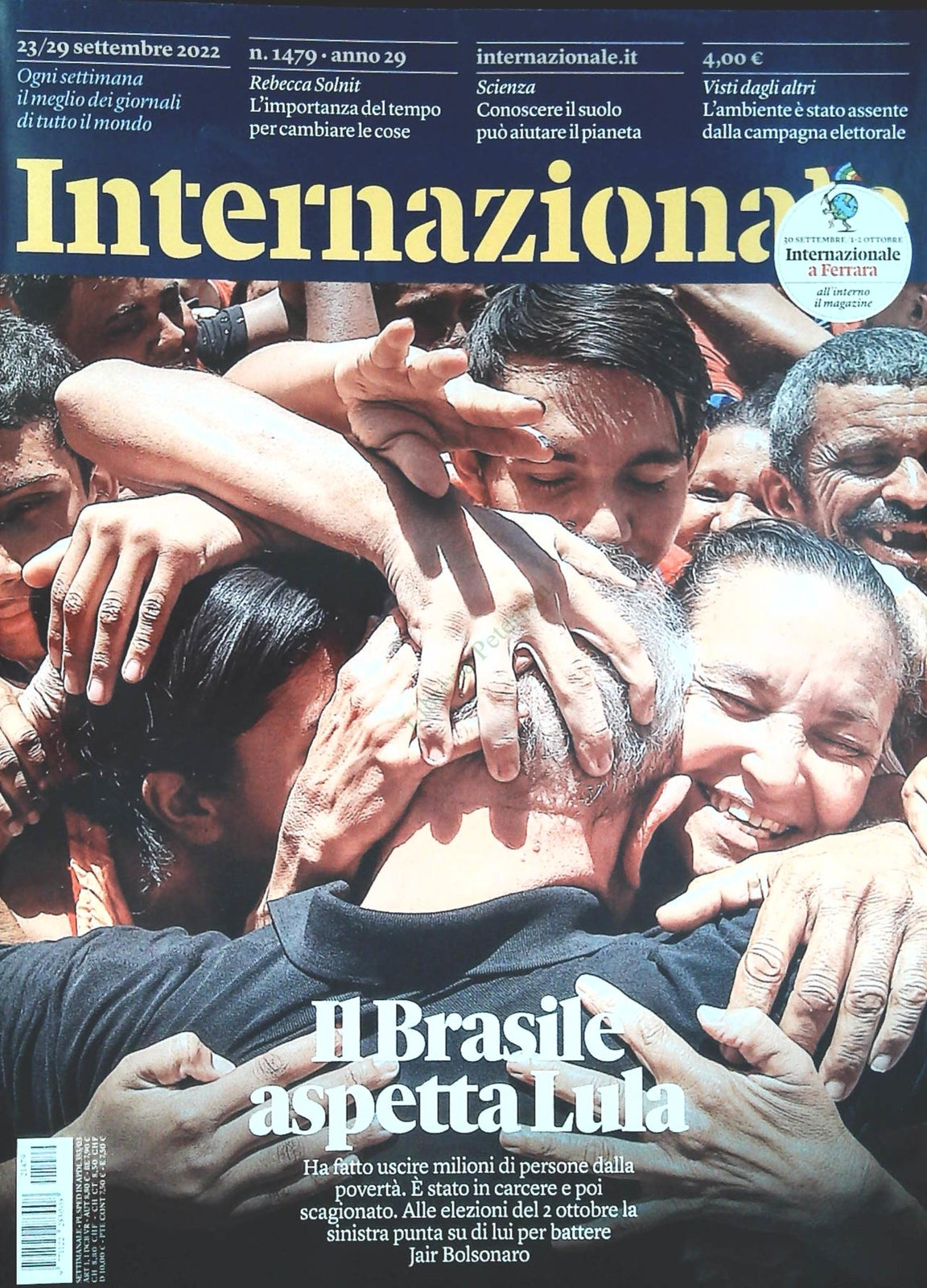 INTERNAZIONALE 23-29 SETTEMBRE 2022 - IL BRASILE ASPETTA LULA