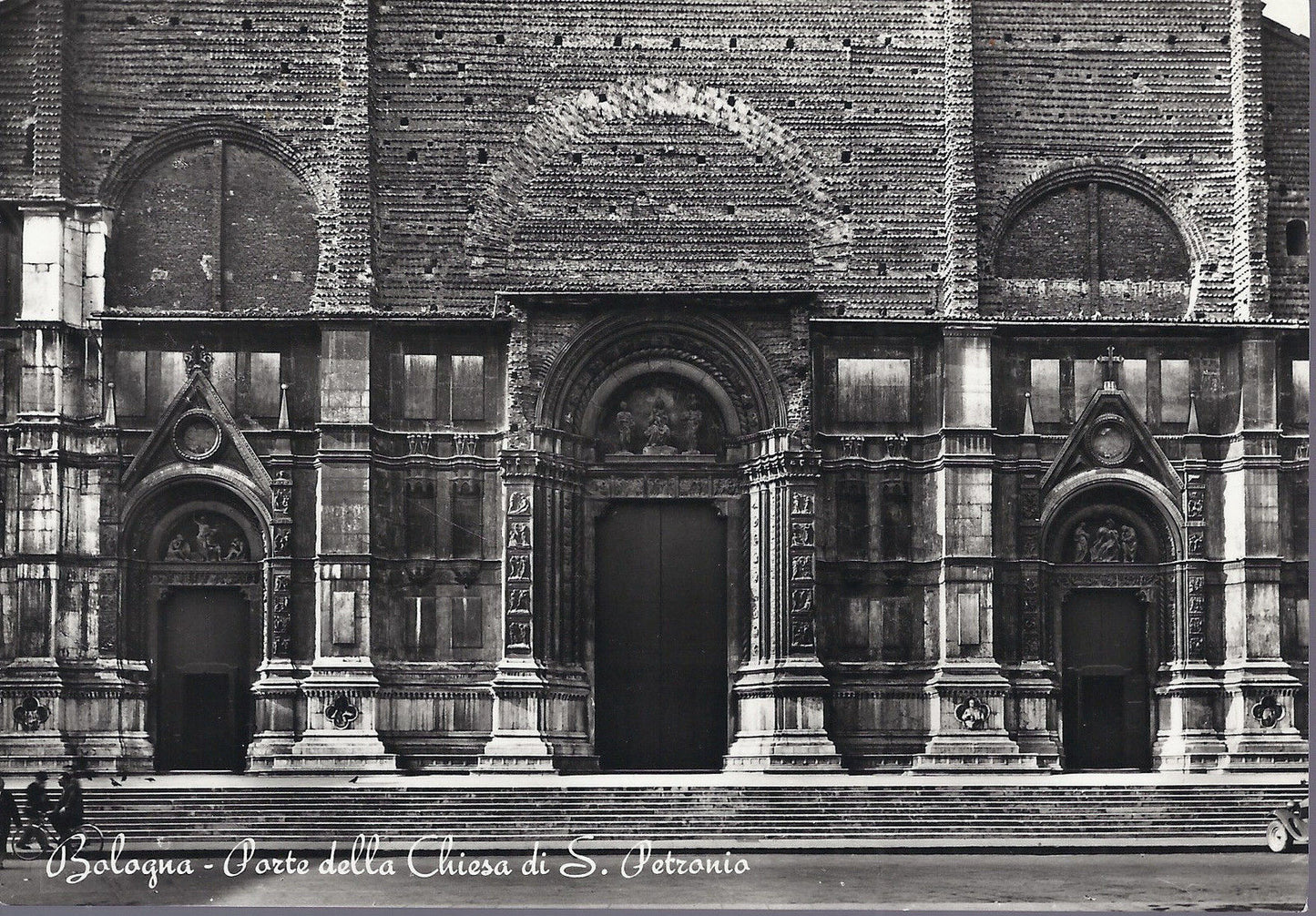 BOLOGNA - PORTE DELLA CHIESA DI S. PETRONIO - NV - FG