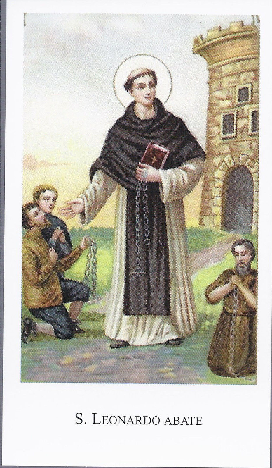 S. LEONARDO ABATE - SANTINO - AS014-032 - Ed. Paco