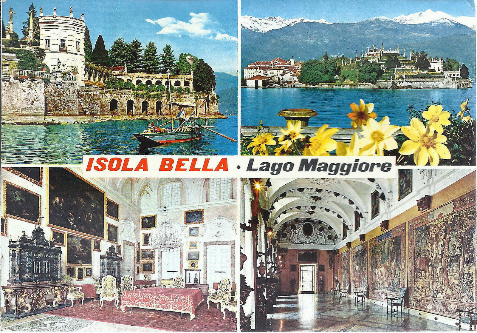 ISOLA BELLA - LAGO MAGGIORE - 4 VEDUTE - VSD