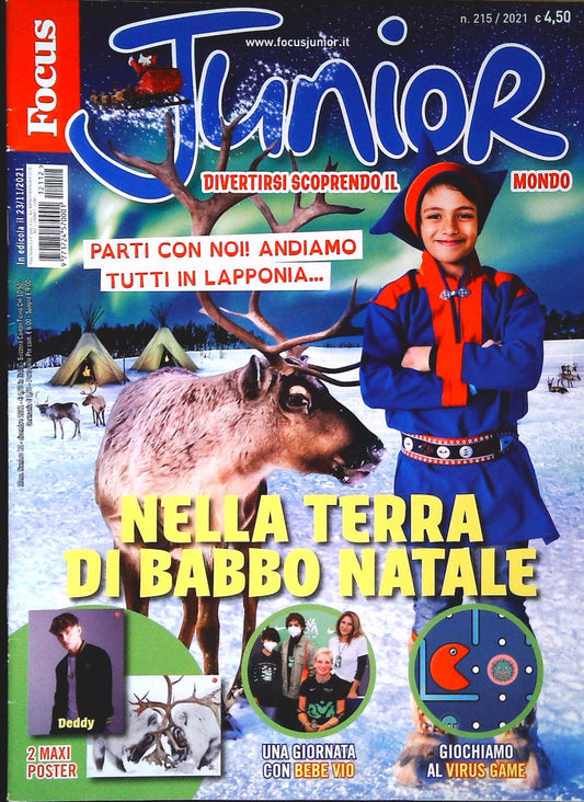 FOCUS JUNIOR N. 215 - NELLA TERRA DI BABBO NATALE - OUTLET DEL LIBRO