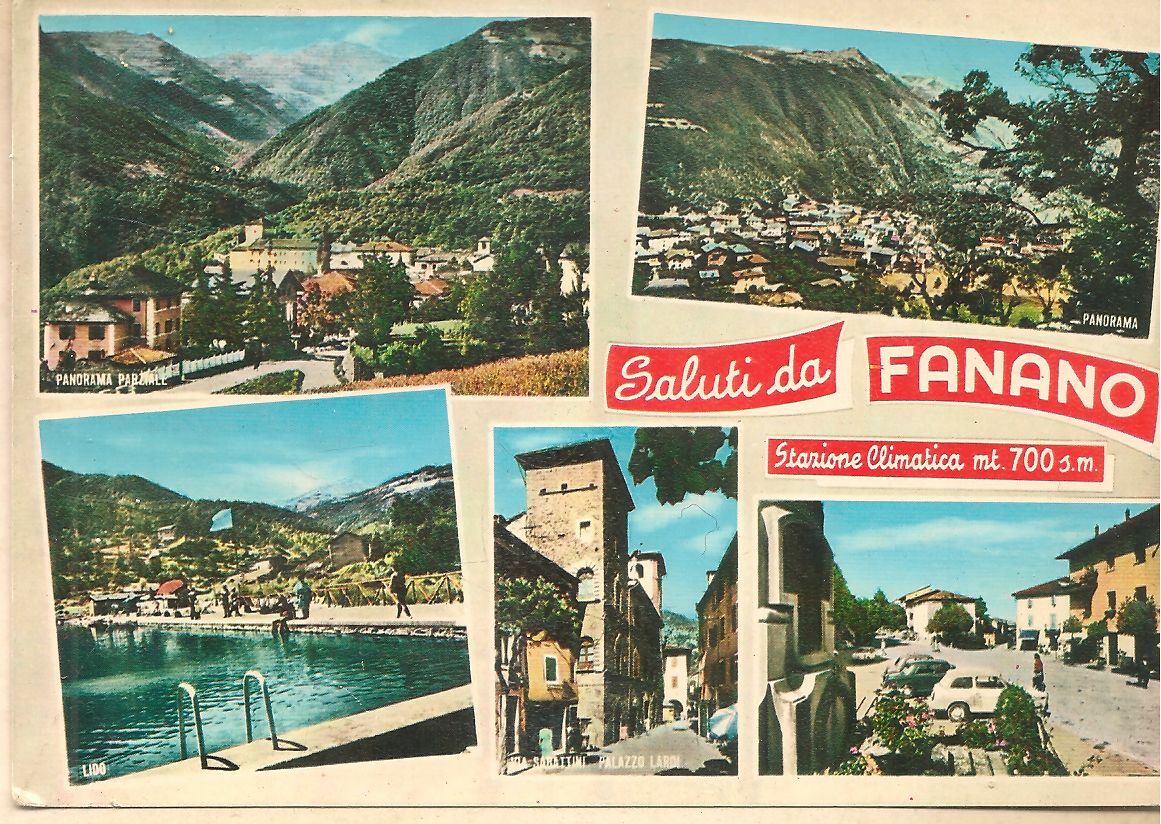 SALUTI DA FANANO - CINQUE VEDUTINE - V1969