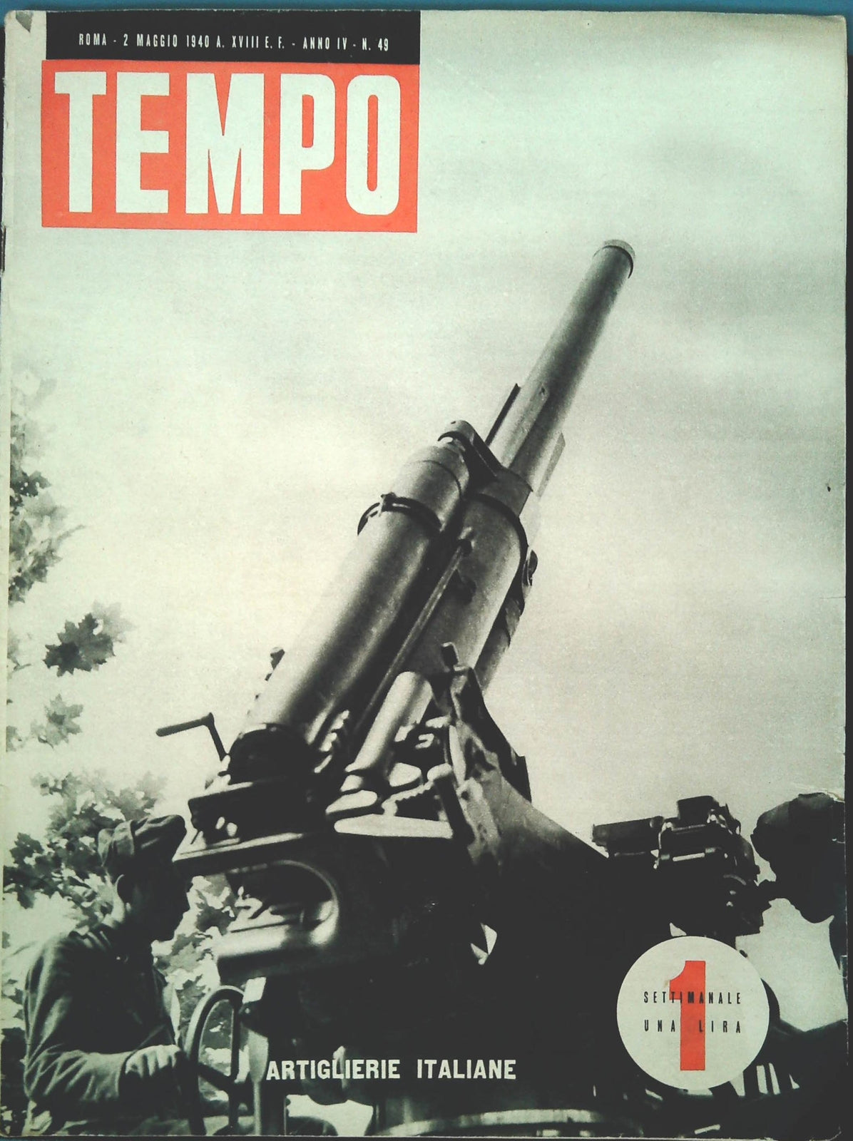 TEMPO N. 49 - 2 MAGGIO 1940 - MARE DEL NORD - AVIAZIONE FRANCESE DA CACCIA