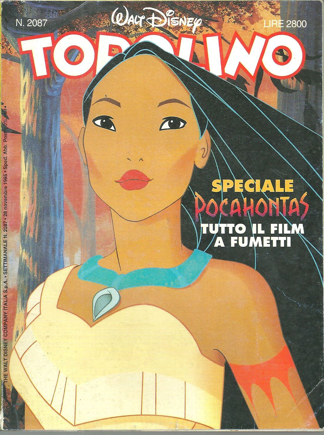 TOPOLINO N. 2087 - 28 NOVEMBRE 1995