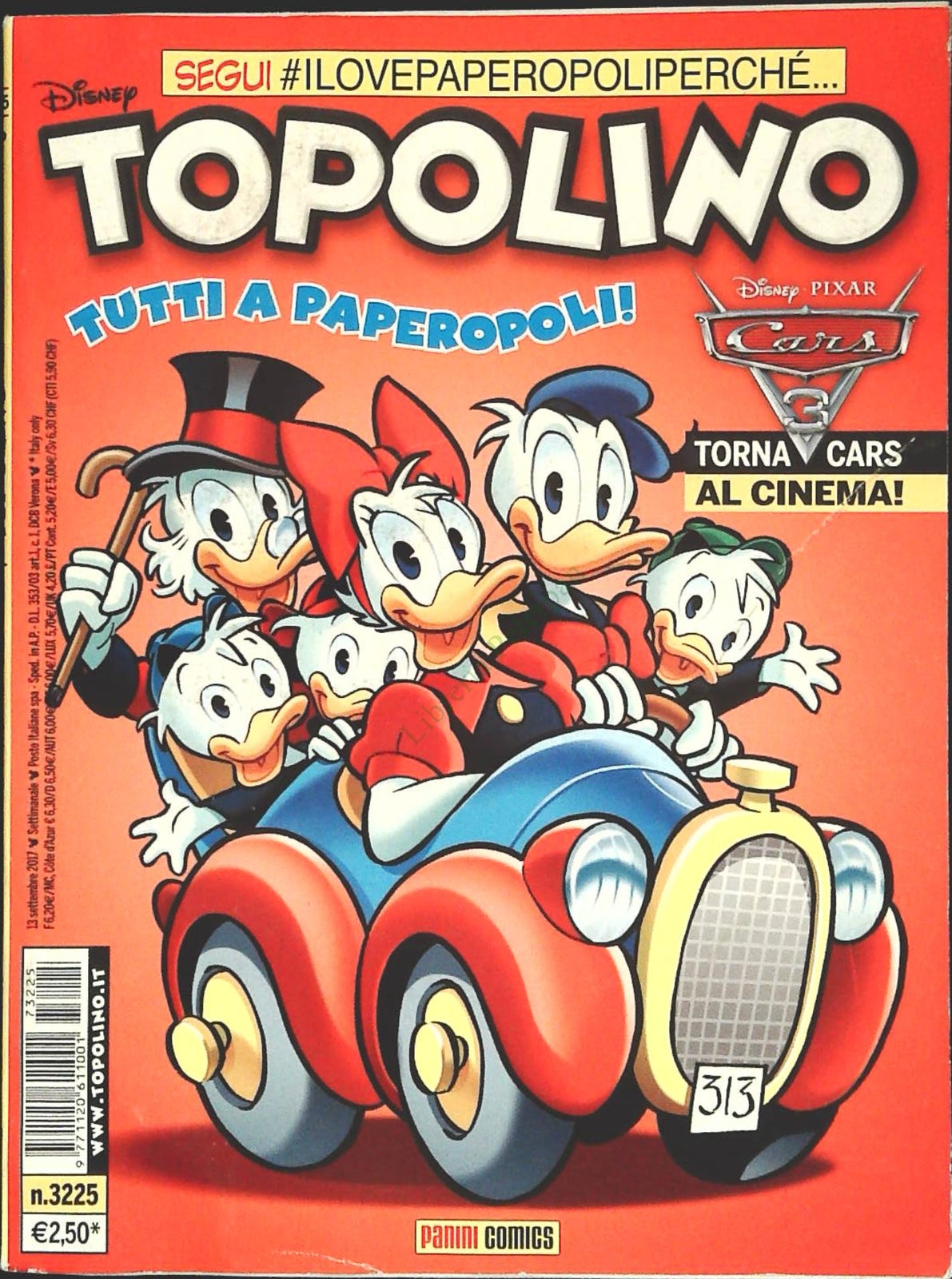 TOPOLINO N. 3225 - 13 SETTEMBRE 2017