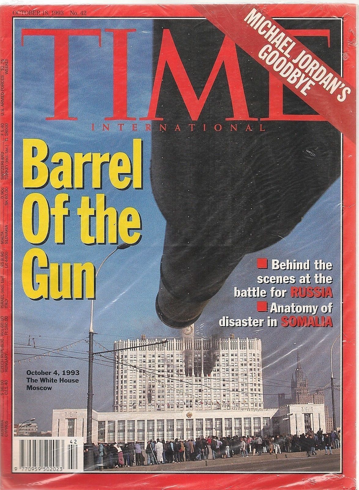 TIME INTERNATIONAL N 42 - 18 OCTOBER 1993
