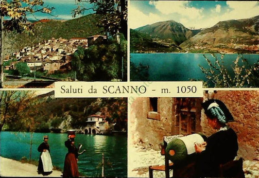 SALUTI DA SCANNO - QUATTRO VEDUTE - V1975