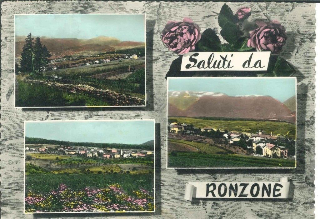 RONZONE - TRENTO - TRE VEDUTE -V1960 - ACQUARELLI