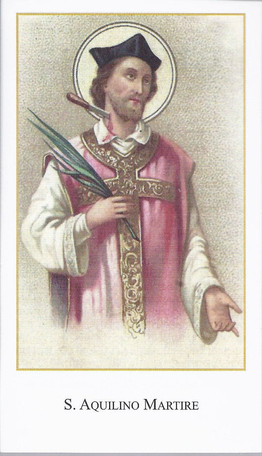 S. AQUILINO MARTIRE - SANTINO - AS014-277 - Ed. Paco