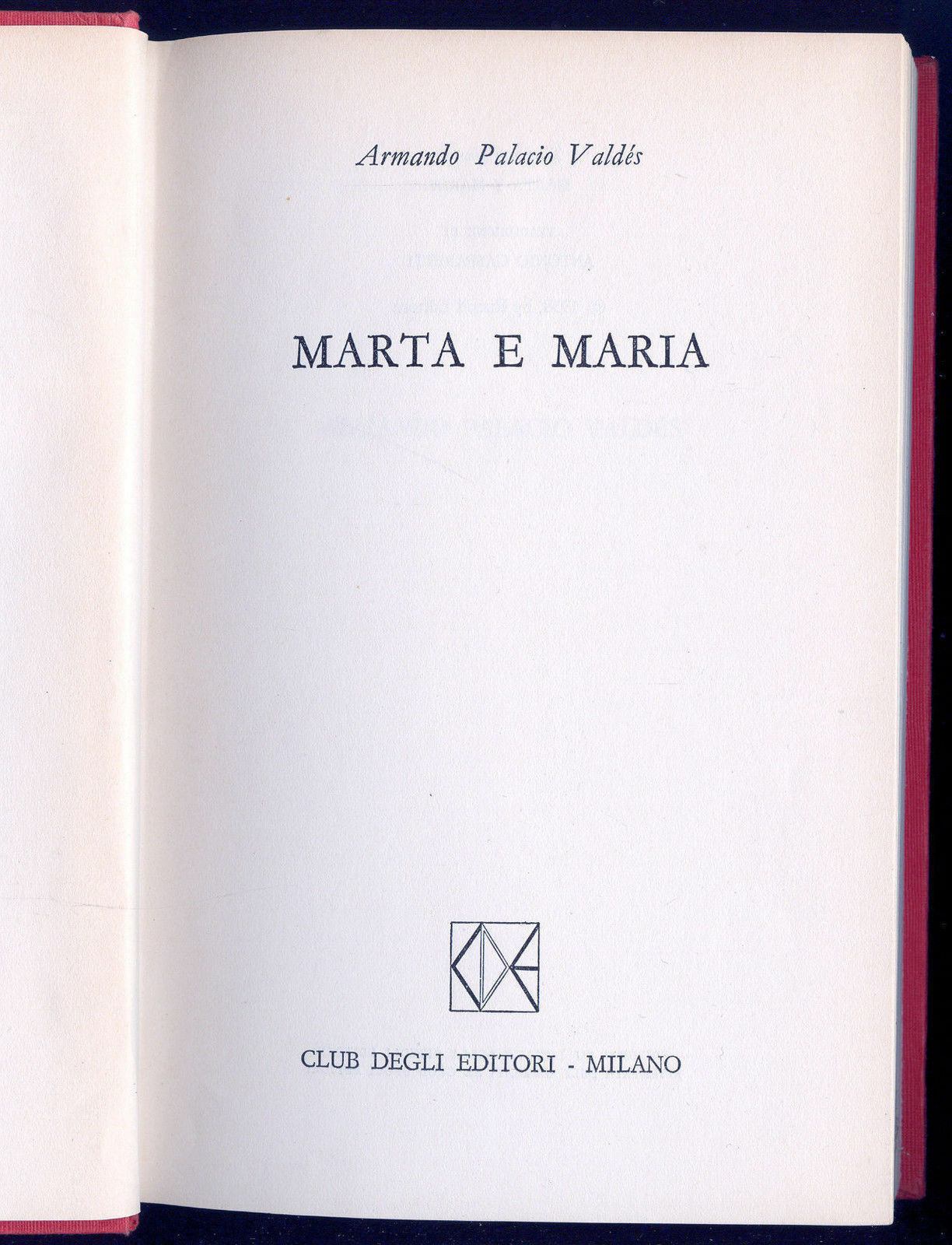 MARTA E MARIA - ARMANDO PALACIO VALDES