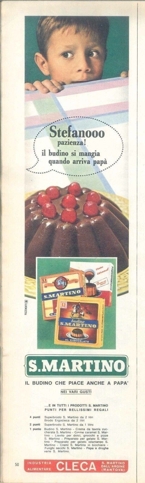 BUDINO SAN MARTINO - INDUSTRIA ALIMENTARE CLECA - ADVERTISING