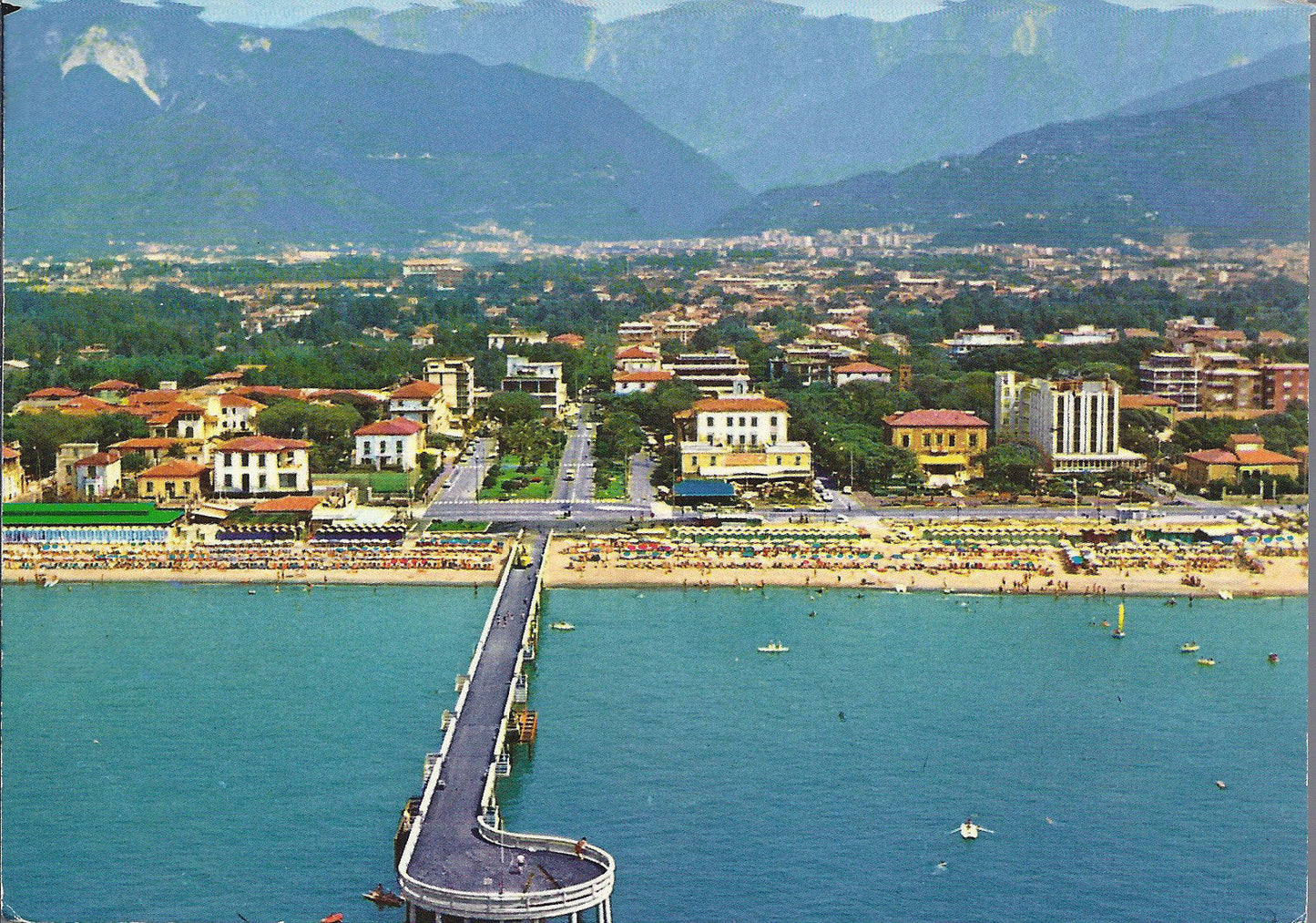 MARINA DI MASSA - VEDUTA AEREA - V1970