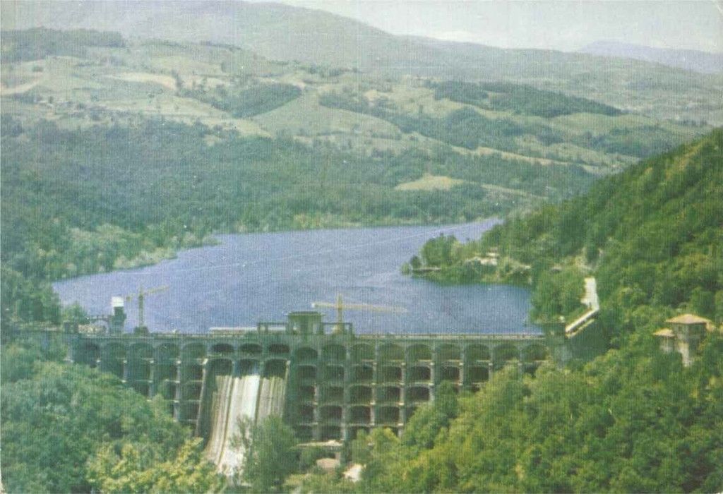DIGA DEL MOLATO - LAGO DI TREBECCO - VAL TIDONE - PANORAMA -