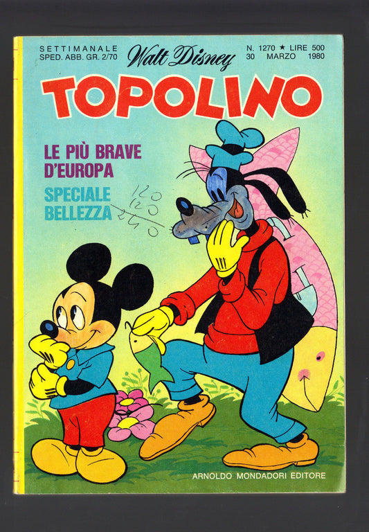 TOPOLINO N° 1270 - 30 MARZO 1980