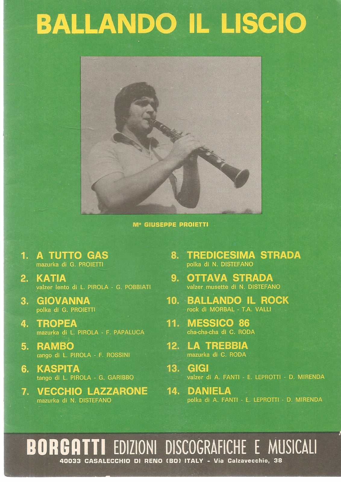 BALLANDO IL LISCIO - 14 BRANI - SPARTITO-SHEET MUSIC