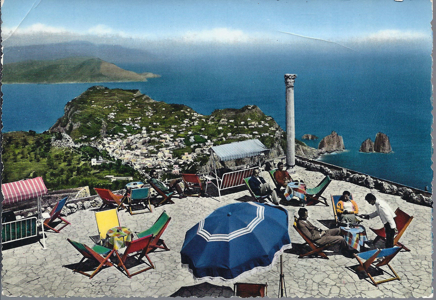MONTE SOLARO - CAPRI VISTA DAL RISTORANTE LA CANZONE ITALIAN