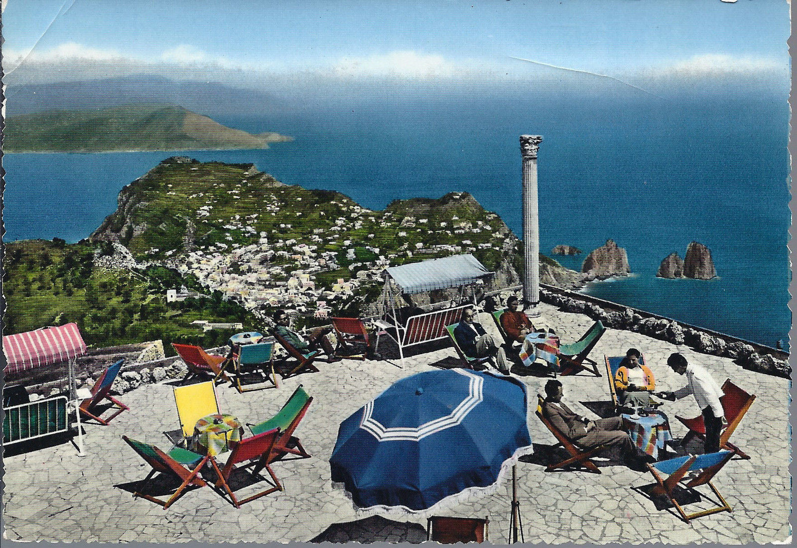 MONTE SOLARO - CAPRI VISTA DAL RISTORANTE LA CANZONE ITALIAN