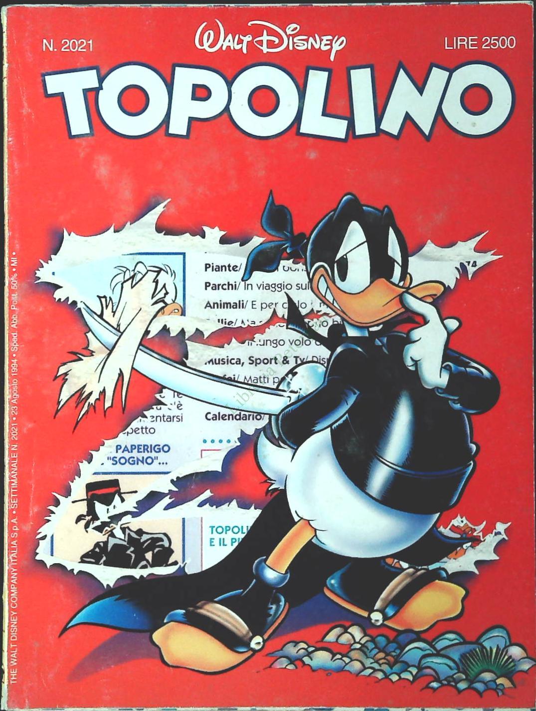 TOPOLINO N. 2021 - 23 AGOSTO 1994