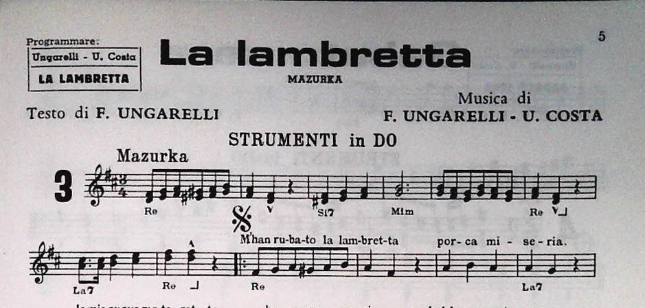FLAVIO UNGARELLI E UMBERTO COSTA- 12 BRANI - SPARTITO-SHEET MUSIC