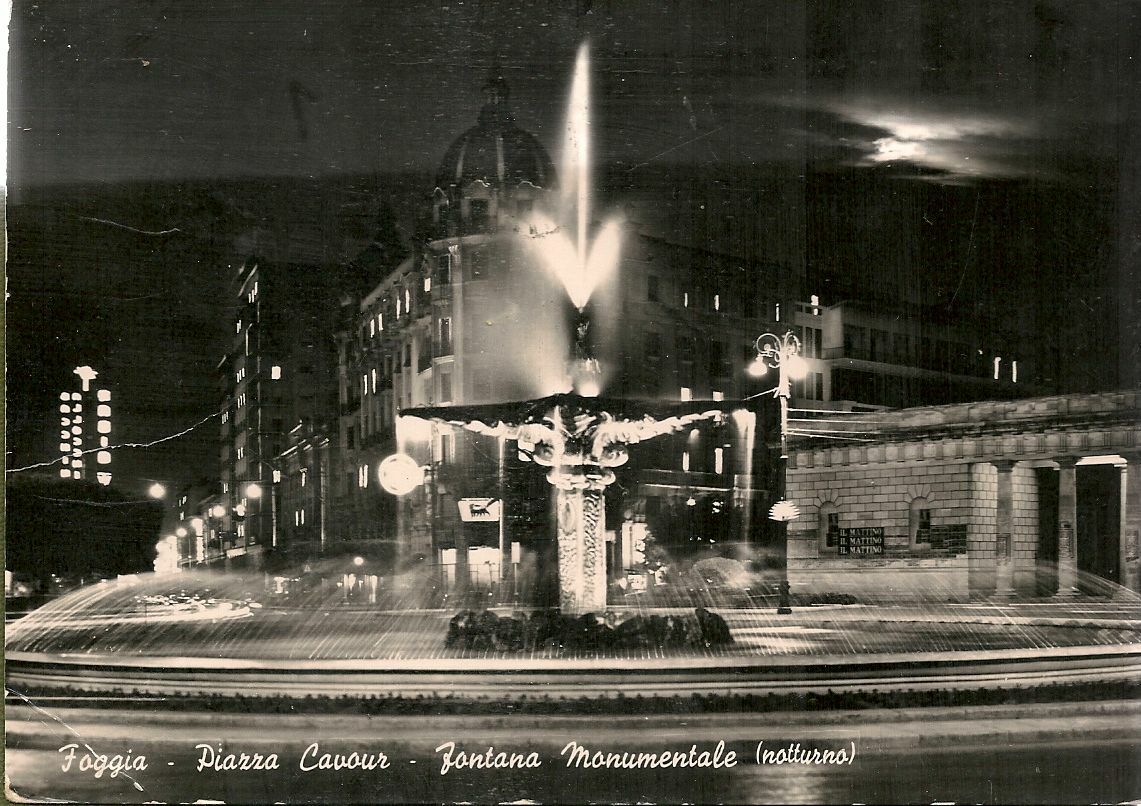 FOGGIA - PIAZZA CAVOUR - NOTTURNO - VSD