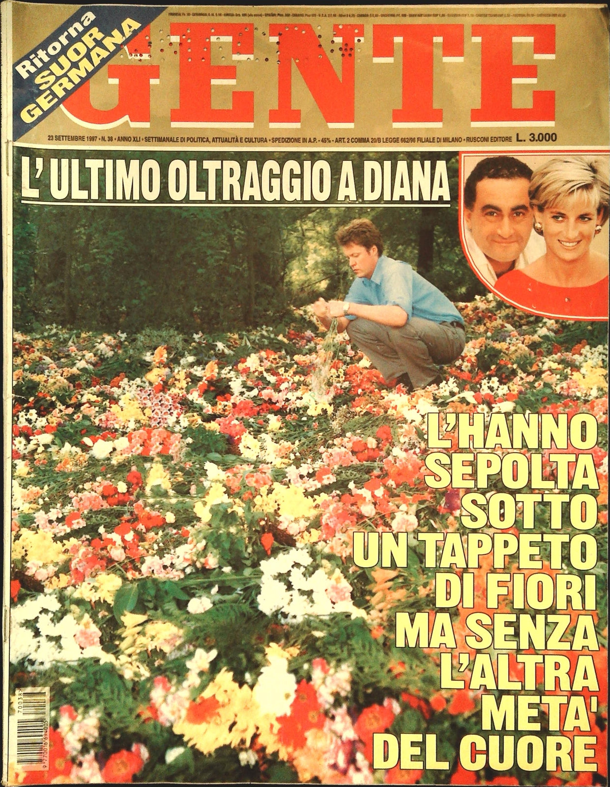 GENTE 23 ETTEMBRE 1997 - DIANA - OUTLET DEL LIBRO
