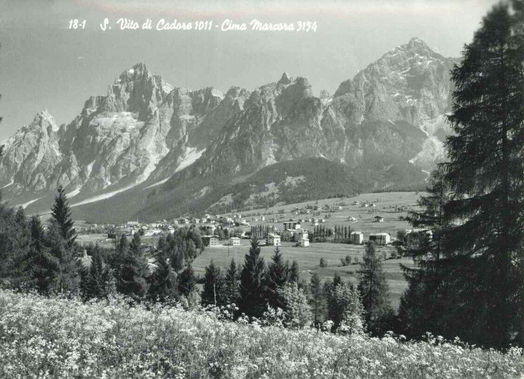 SAN VITO DI CADORE - BELLUNO PANORAMA - 1967