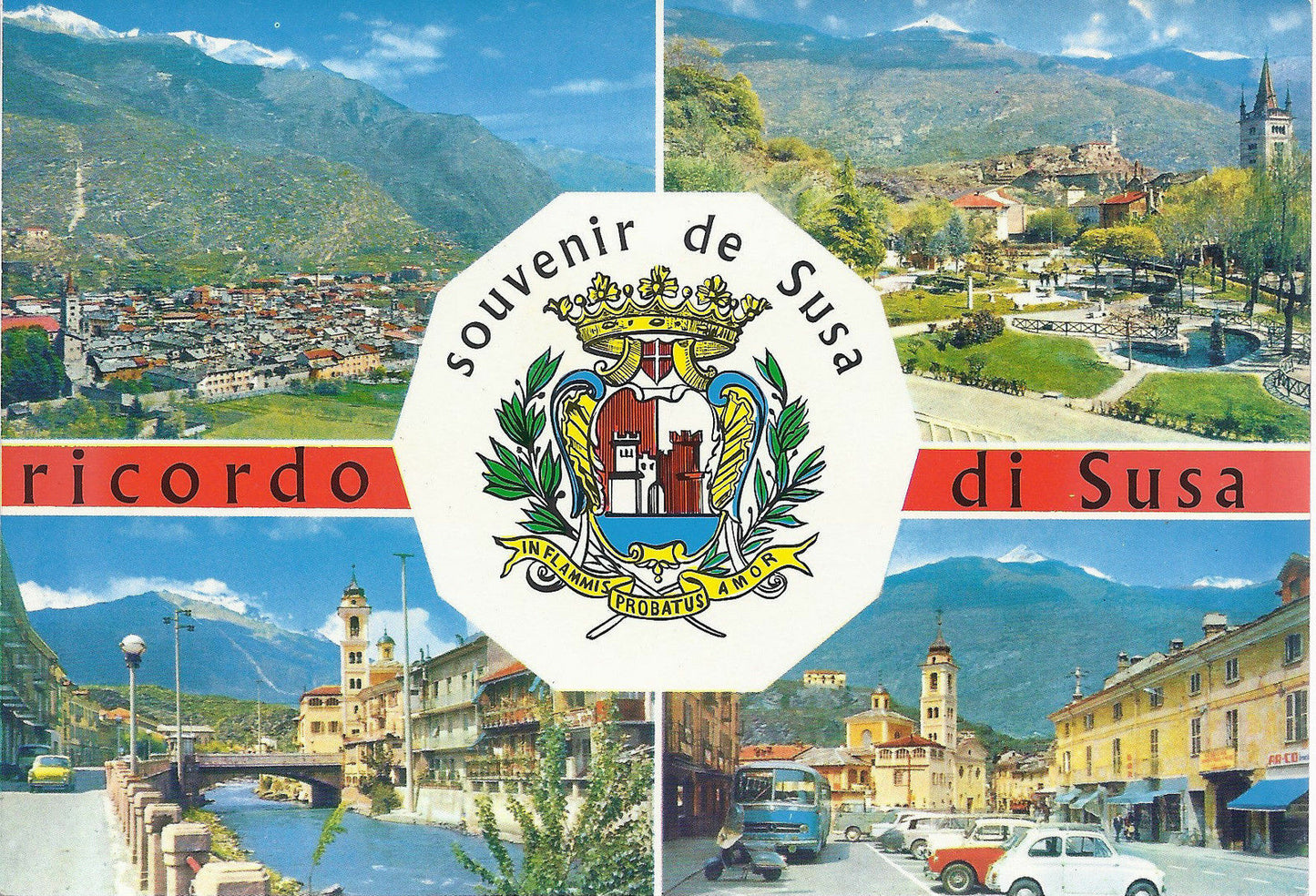 SUSA - RICORDO - SOUVENIR - 4 VEDUTE - NV - FG