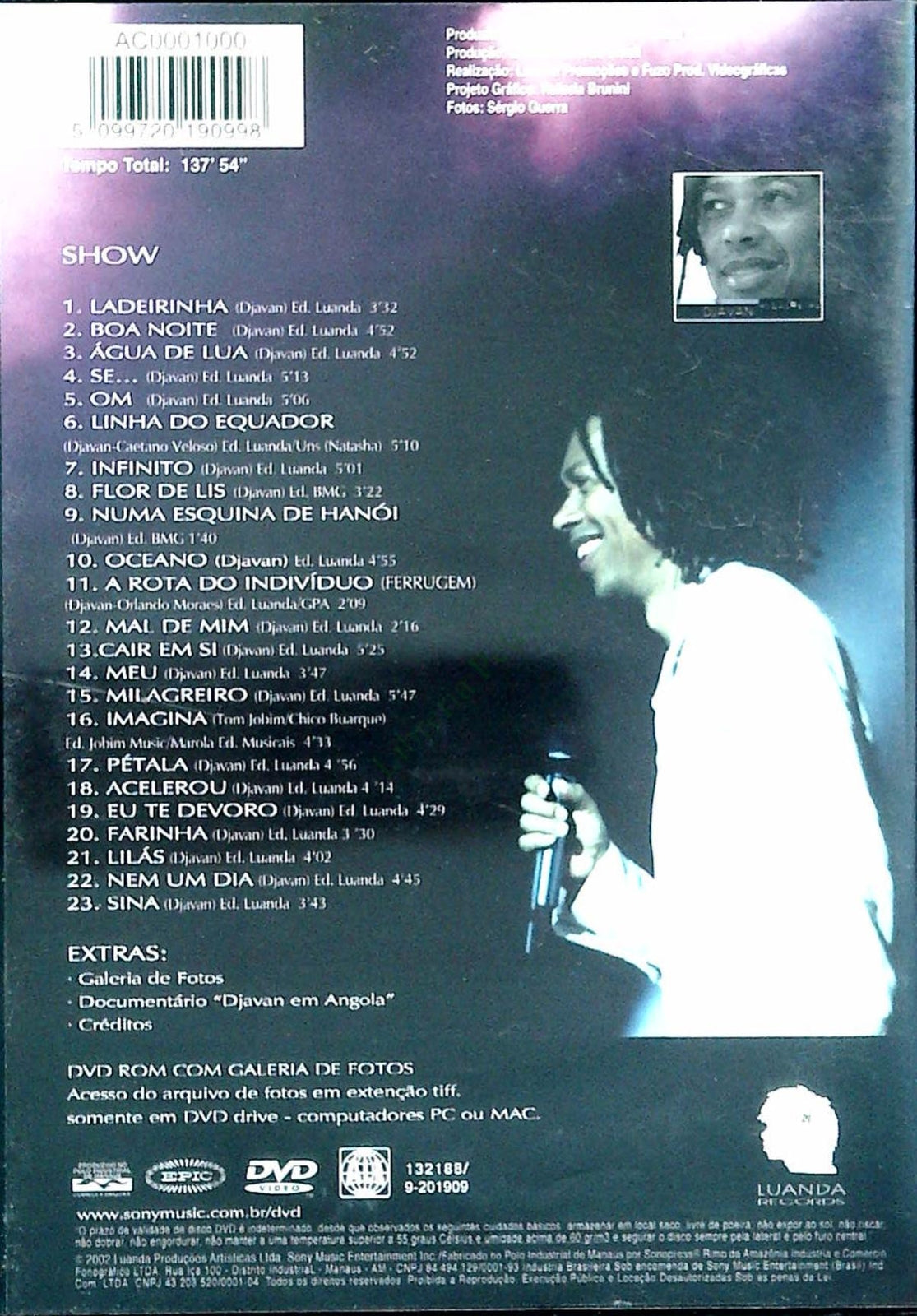 DJAVAN - MILAGREIRO - DVD